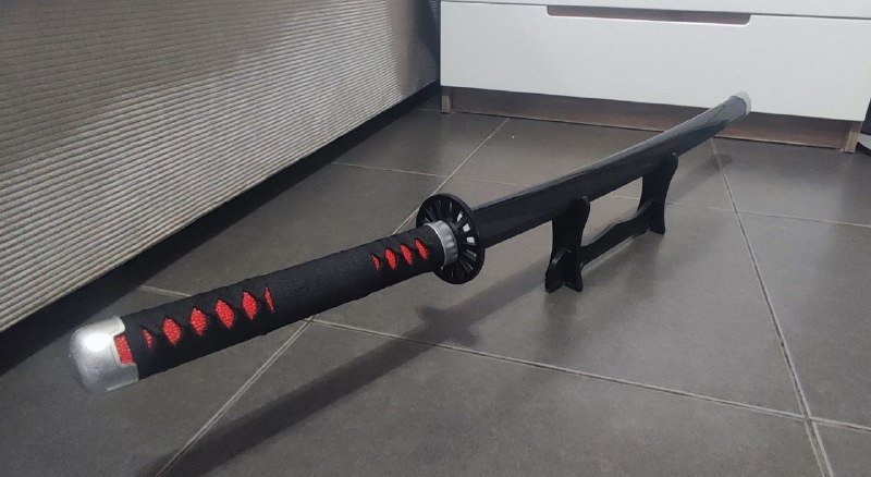 Катана сувенирная на подставке, поясные сумки