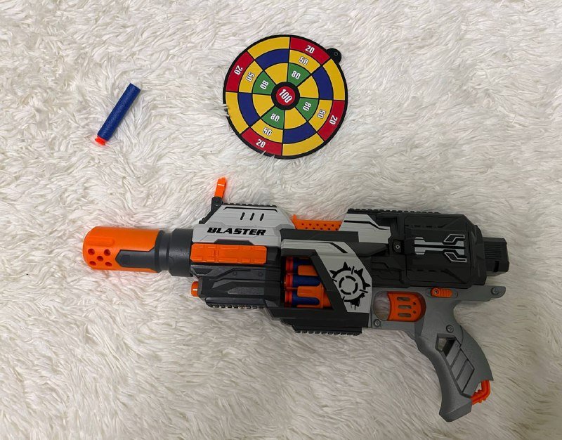 Бластер игрушка на батарейках