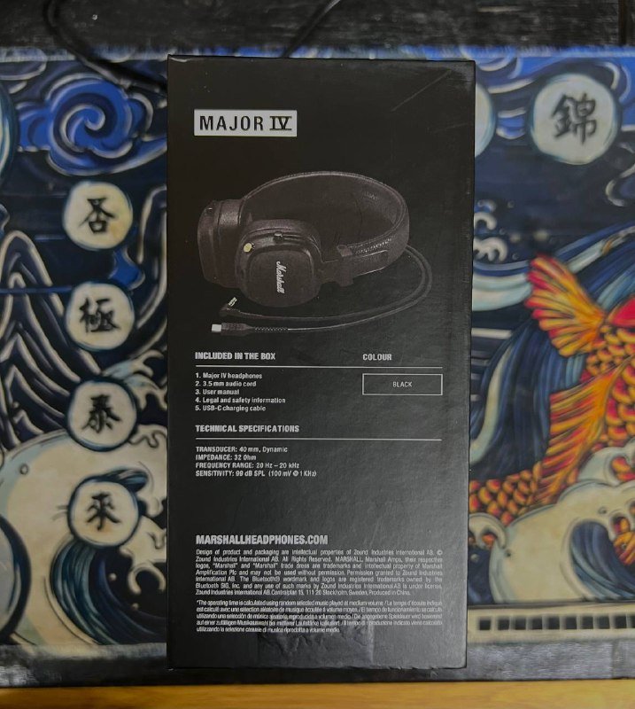 Marshall Major 4 наушники 4
