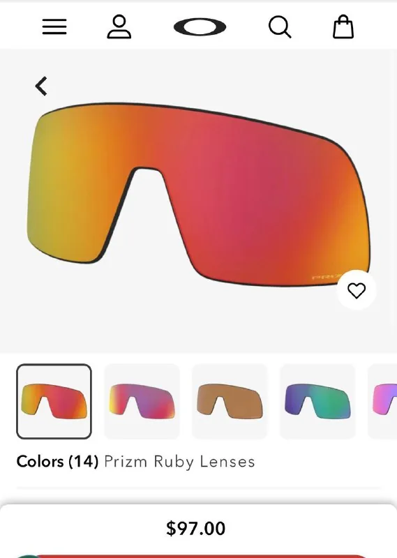 Сменные линзы Oakley Sutro 1