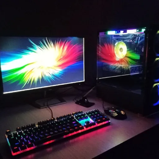ПК, монитор Samsung Smart Monitor M7, клавиатура, мышка