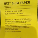 Джинсы Levi’s 512 W38L32 2