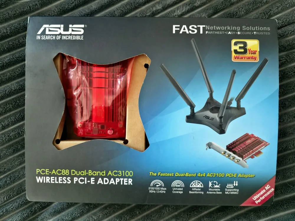 Wi-Fi адаптер ASUS PCE-AC88