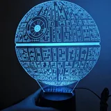 3D ლამპა სიკვდილის ვარსკვლავი Star Wars 5