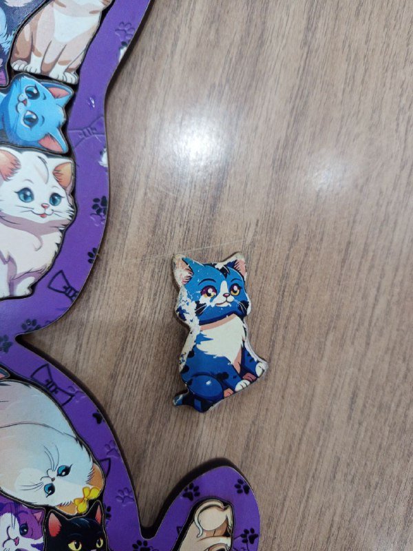 Деревянные кубики, пазлы, электронный поп ит, мозаика, ракетки, деревянные пазлы котики 7