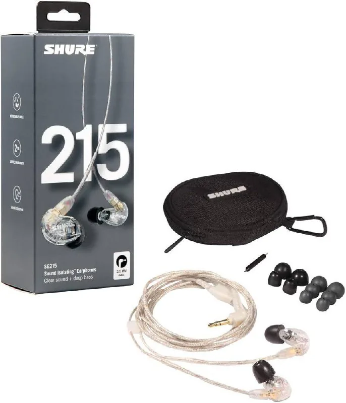 Наушники Shure 215 SE IEM, Кабель FiiO KA11 1