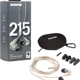 Наушники Shure 215 SE IEM, Кабель FiiO KA11 1