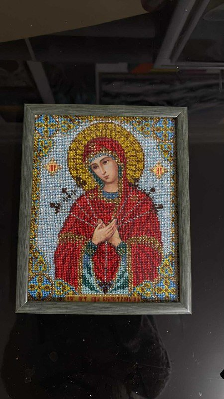 Иконы с бисера ручная робота