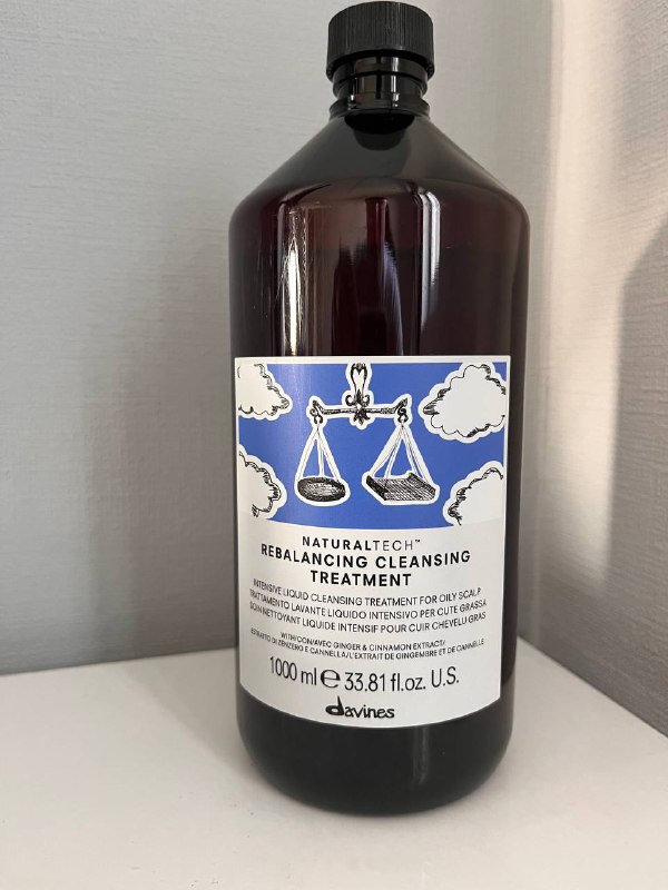 Davines Naturaltech Rebalancing Oily Hair Cleanser 1000 мл