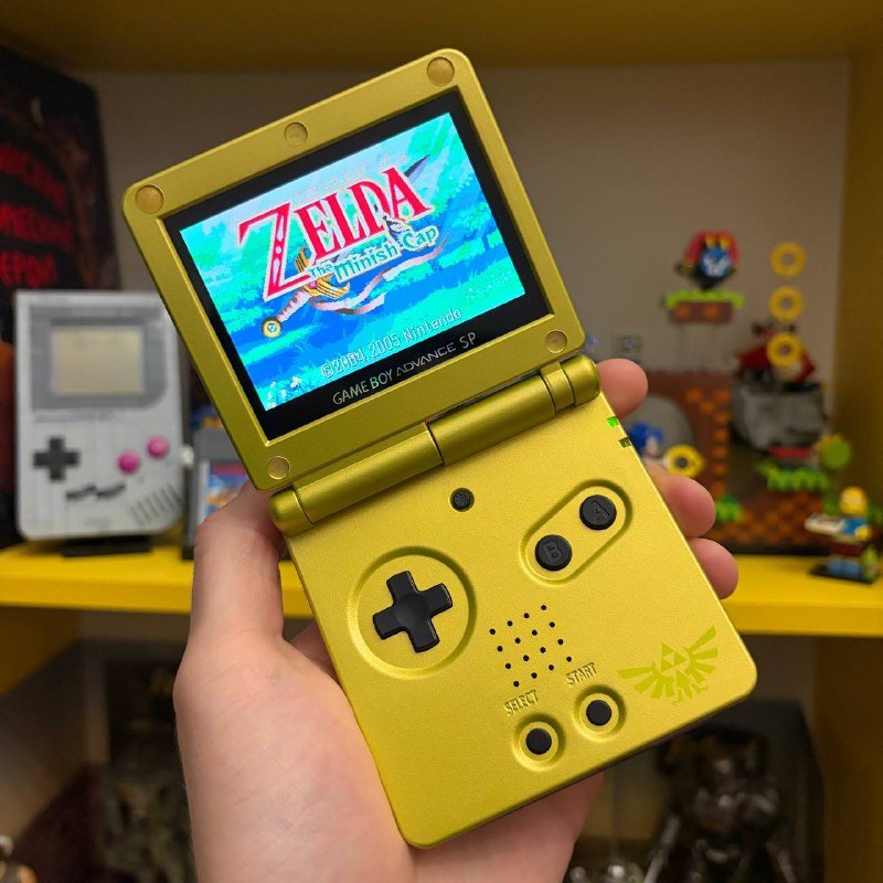 Nintendo Game Boy Advance SP IPS мод флеш-картридж SuperFW