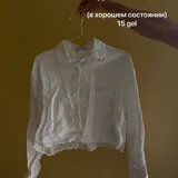 Укороченная рубашка ZARA, шорты LIME, рубашка UNIQLO 1