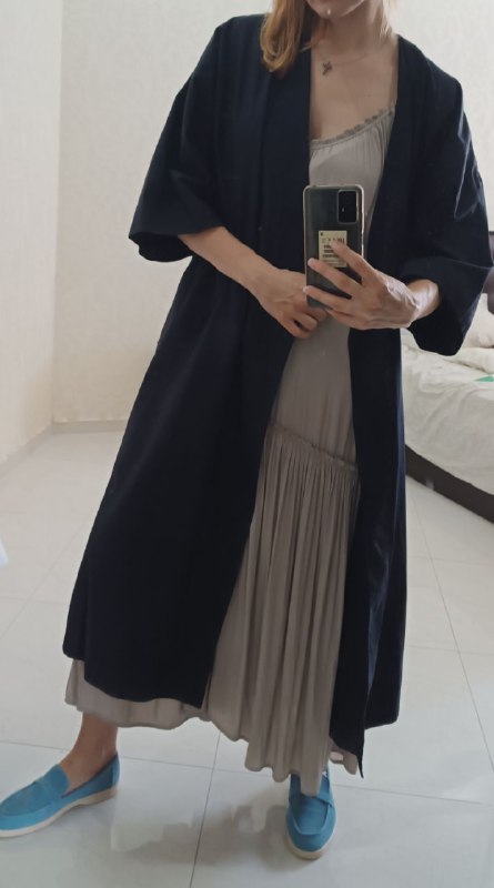 Кимоно-плащ, Бермуды, Платье слоновая кость, Юбка Tommy Hilfiger 2