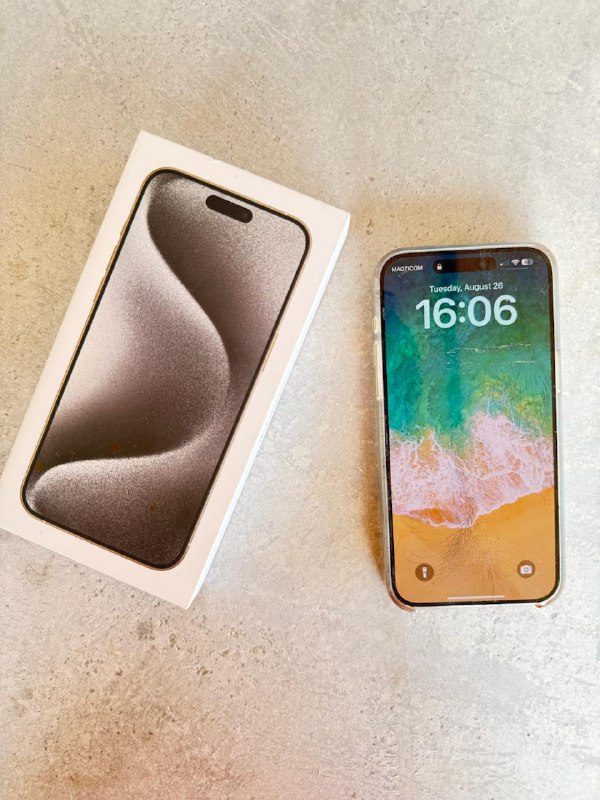 Iphone 15 pro max 512gb с разбитым дисплеем