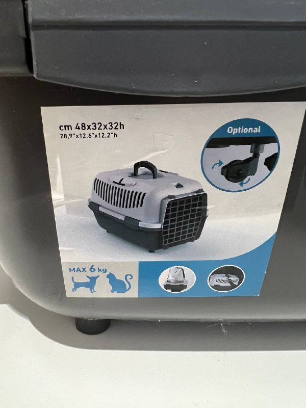 Переноска для животных 48x32x32 см 4