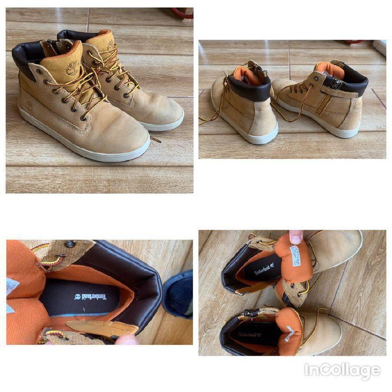 Бежевые ботинки Timberland размер 37
