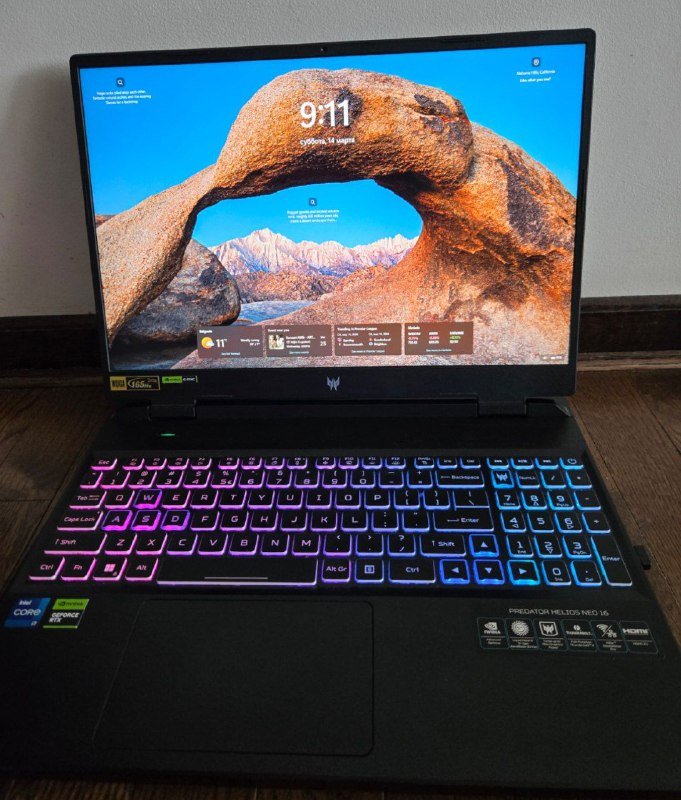 Игровой ноутбук Acer Predator Helios Neo 16