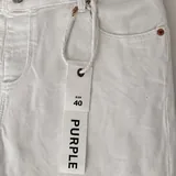 Белые джинсы Purple Brand 4