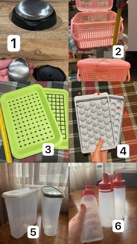 Стальное мыло, корзинки, подносы, формы для льда, контейнеры, бутылочки для соуса