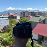 Canon R100 фотоаппарат, объектив RF-S 18-45mm 1