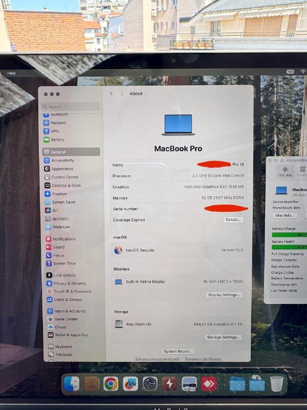 MacBook Pro 16 2019 Intel i9 32 Gb RAM 1 Tb storage 3