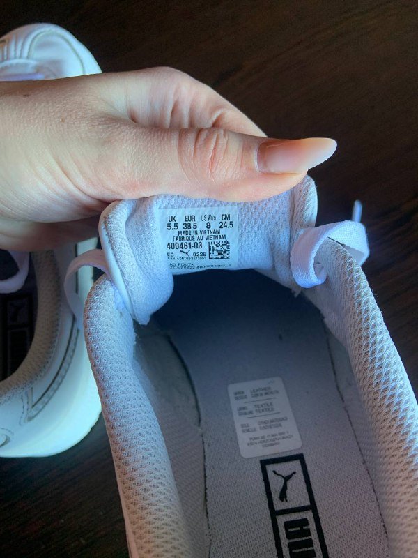 Кроссовки Puma Palermo белые женские размер 38-38,5 4