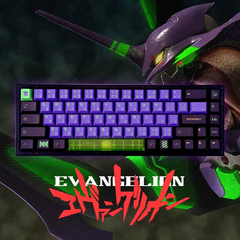 Клавиши для механической клавиатуры GMK Mecha-01 Evangelion 150 шт