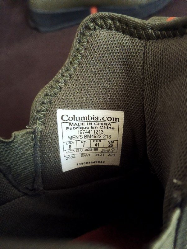 Ботинки Columbia размер 41 мужские 2