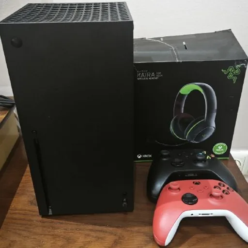 Xbox SX, дополнительный геймпад, наушники Razer Kaira