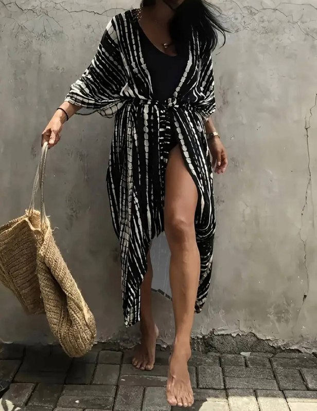 Купальник, пляжная накидка 4