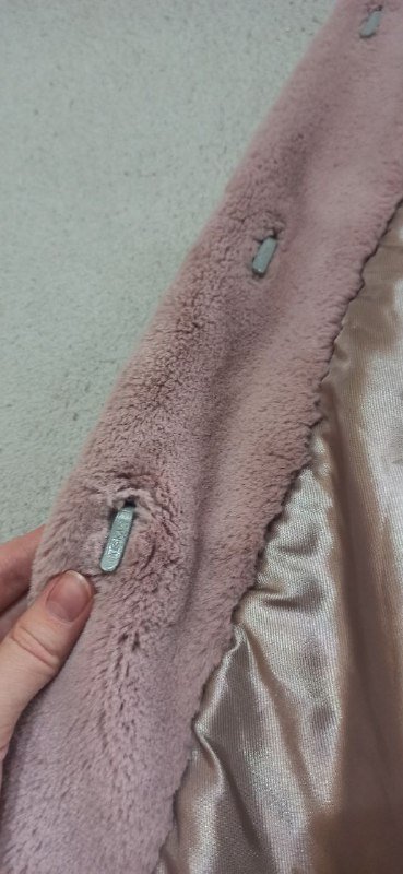 Шуба пыльно-розовая MONRO XS-M искусственный мех 5