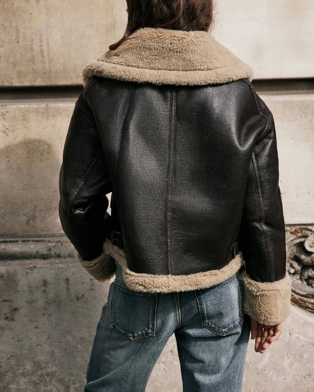 дубленка Zara размер S 2