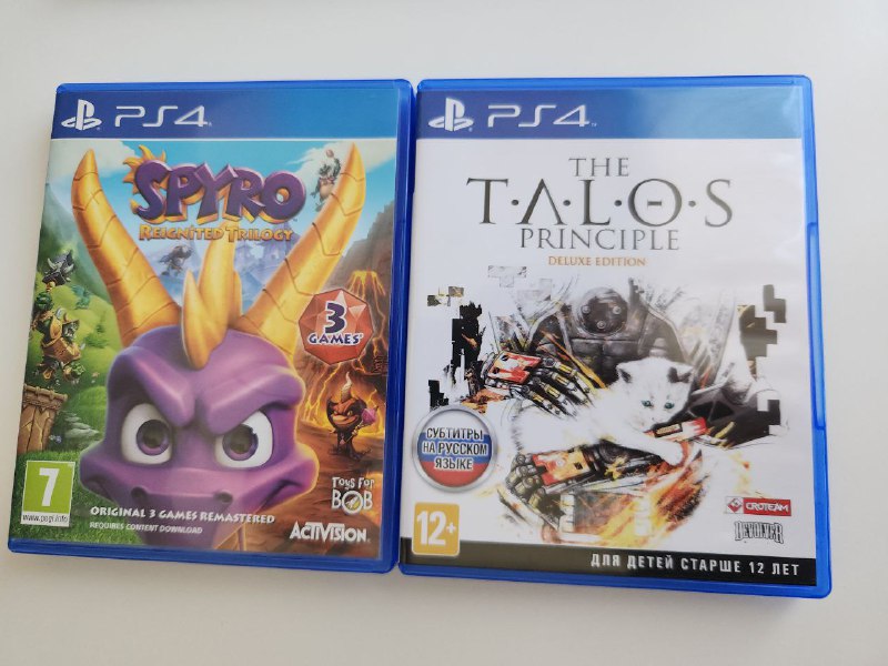 Spyro: Reignited Trilogy (PS4), The Talos Principle. Deluxe Edition (PS4)
