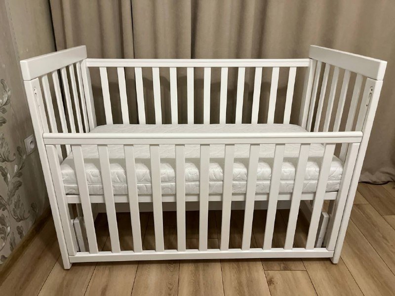 Детская кроватка 120x60 и ортопедический матрас 5