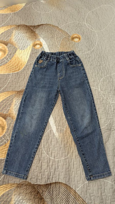 Джинсы детские голубые для 13-14 лет 5