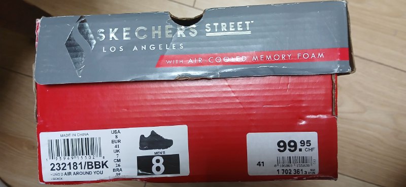 Кроссовки Skechers Street Los Angeles размер 41 черные 3