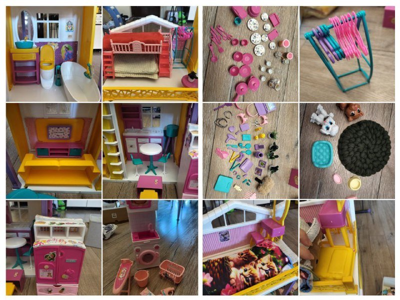 Кукольный домик с мебелью, куклой и одеждой 2