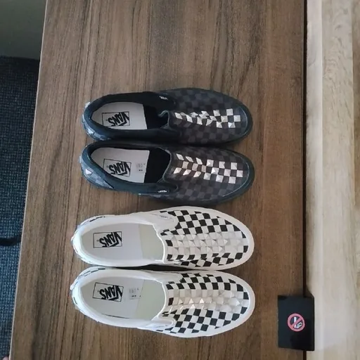 Кеды Vans, черные, белые