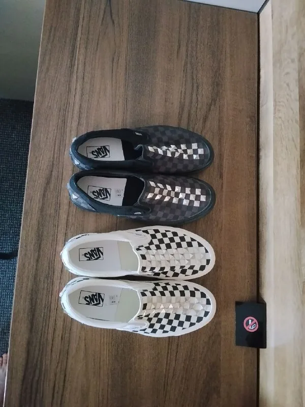 Кеды Vans, черные, белые 1