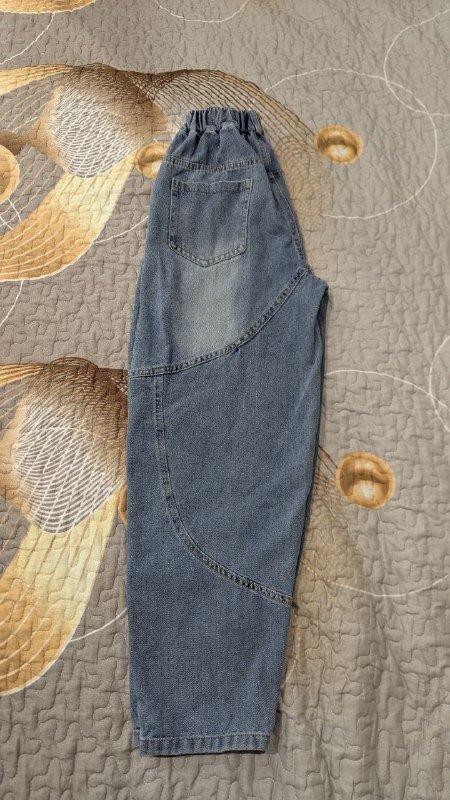 Джинсы детские голубые для 13-14 лет 4