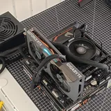 Материнская плата Gigabyte B550M Aorus Elite, Ryzen 5 3600, RTX3060 Ti, SSD, ОЗУ, блок питания 2