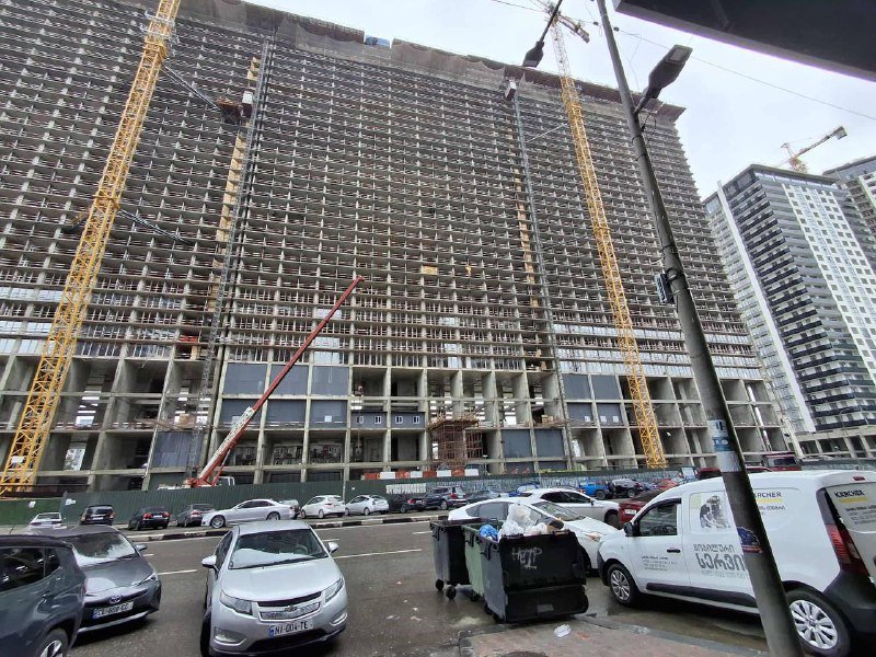 Квартира 31 кв. м, 8 этаж, чёрный каркас 2