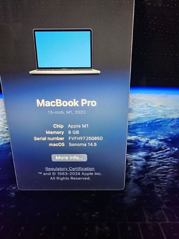 MacBook Pro 2020 M1 6