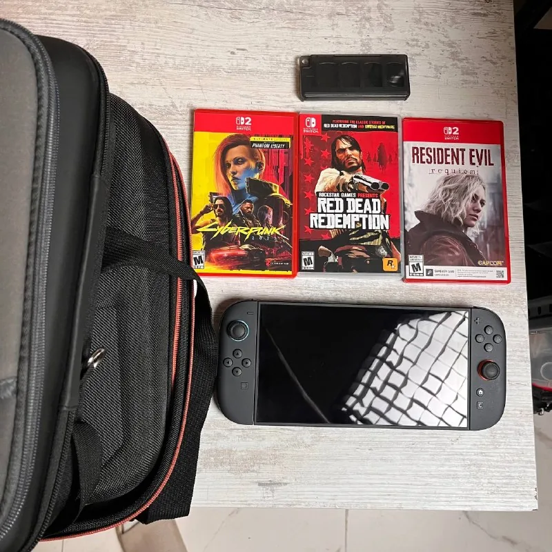 Nintendo Switch 2, чехлы, игры 1