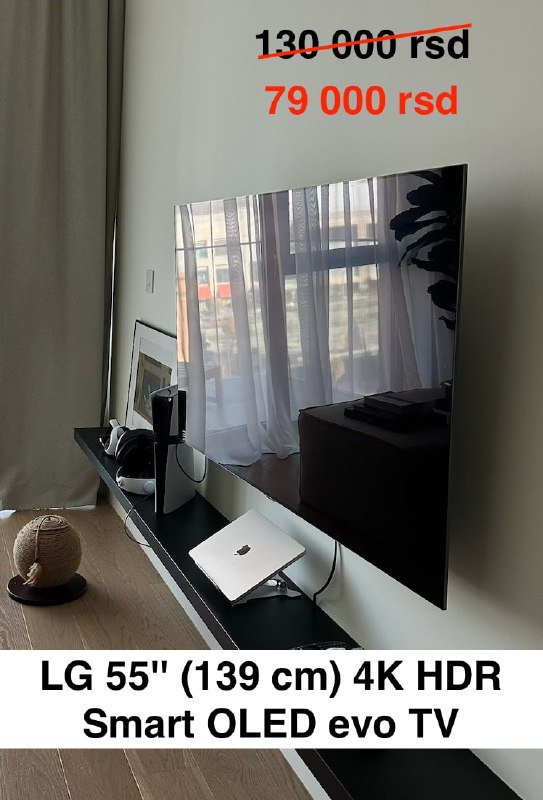 Телевизор LG OLED 55 дюймов 4K HDR Smart