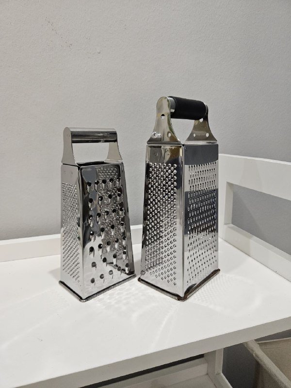 Складной силиконовый дуршлаг, Металлический дуршлаг, Тёрка металлическая большая, Тёрка поменьше 4