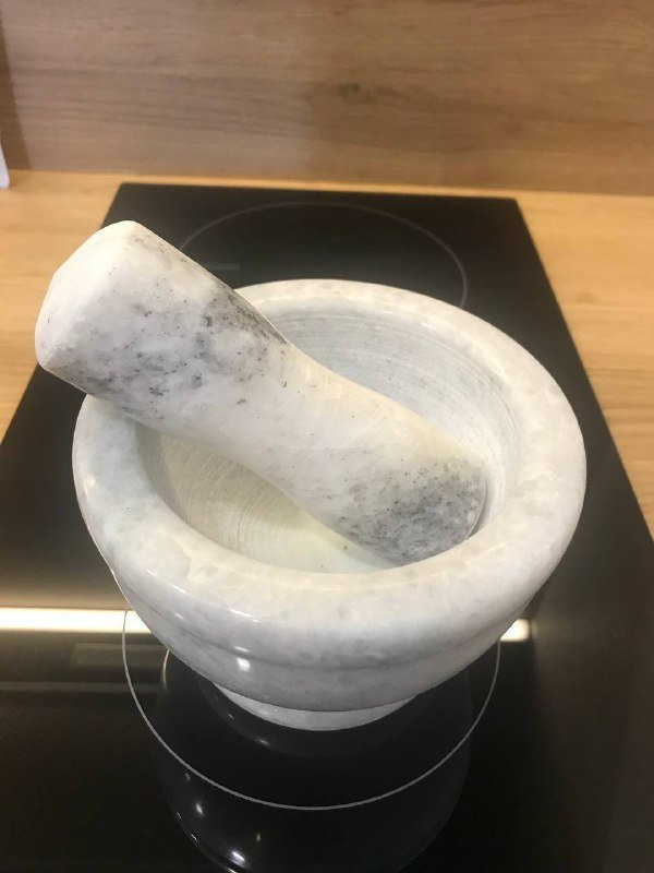 Ступка для специй большая тяжелая 4