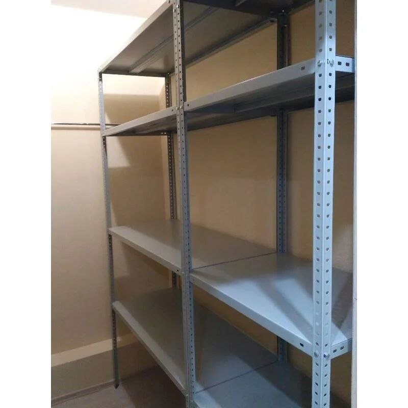 Металлический стеллаж 100х60х200 см, 4 полки