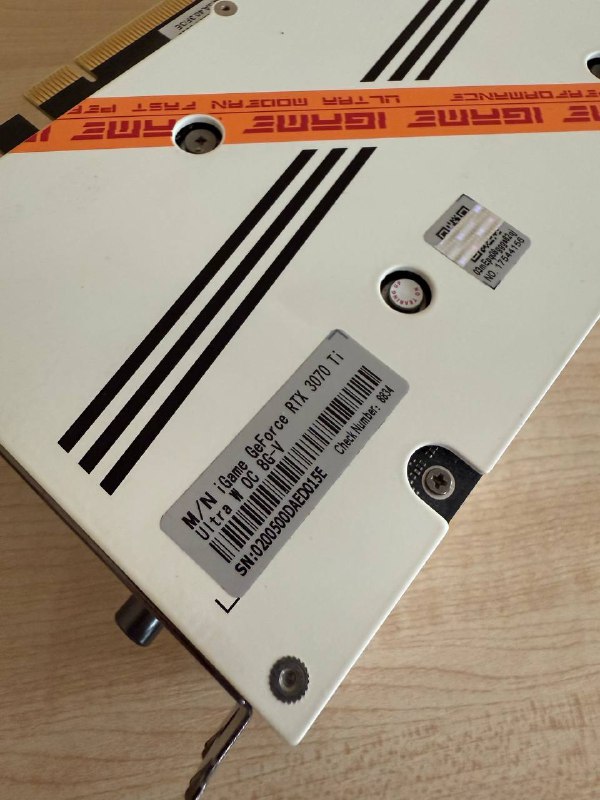 Видеокарта NVIDIA Colorful iGame GeForce RTX 3070 Ti Ultra W OC 8 Gb 4