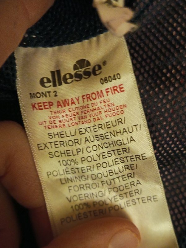 Куртка ellesse для гор, размер S взрослая