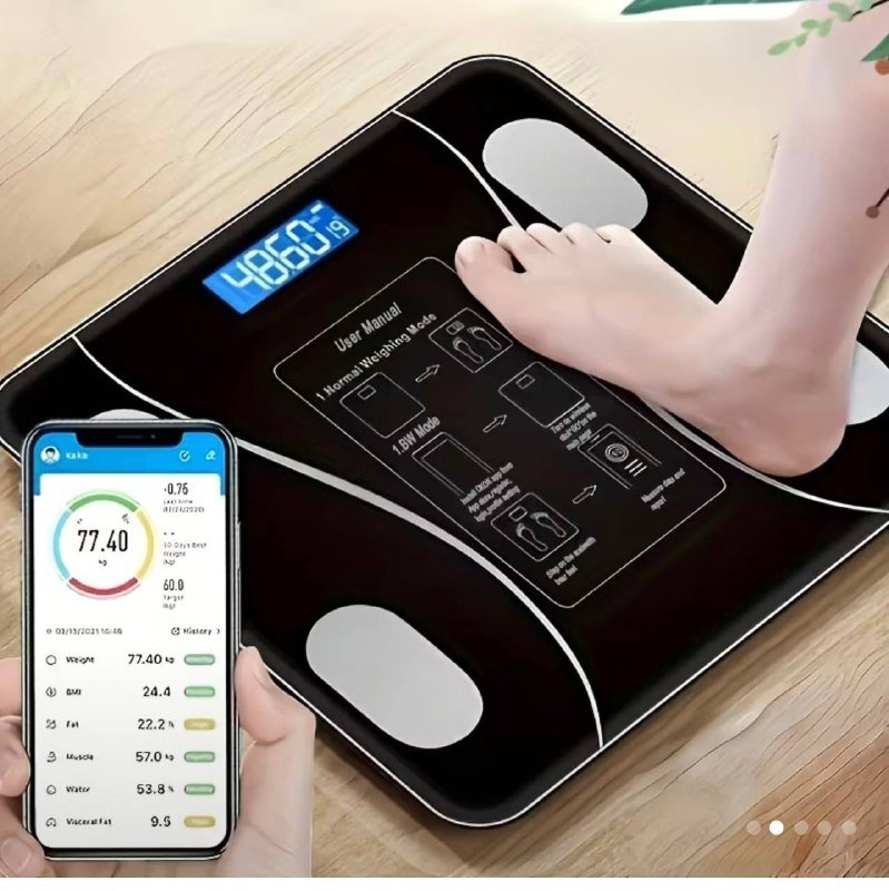умные напольные весы UAEUUI с анализом состава тела